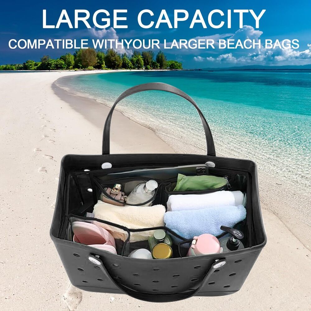 4508 Clear Beach Bag Organizer Accessories for Bogg Bags Organizer Insert - Picture 6 of 7